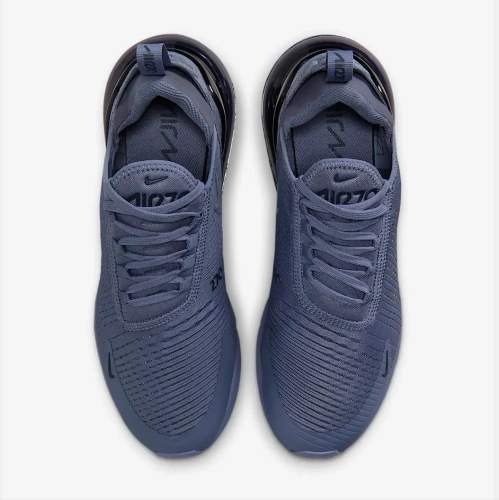 Women's Bling Nike Air Max 270 Navy Blue Sneakers made with Swarovski Crystals